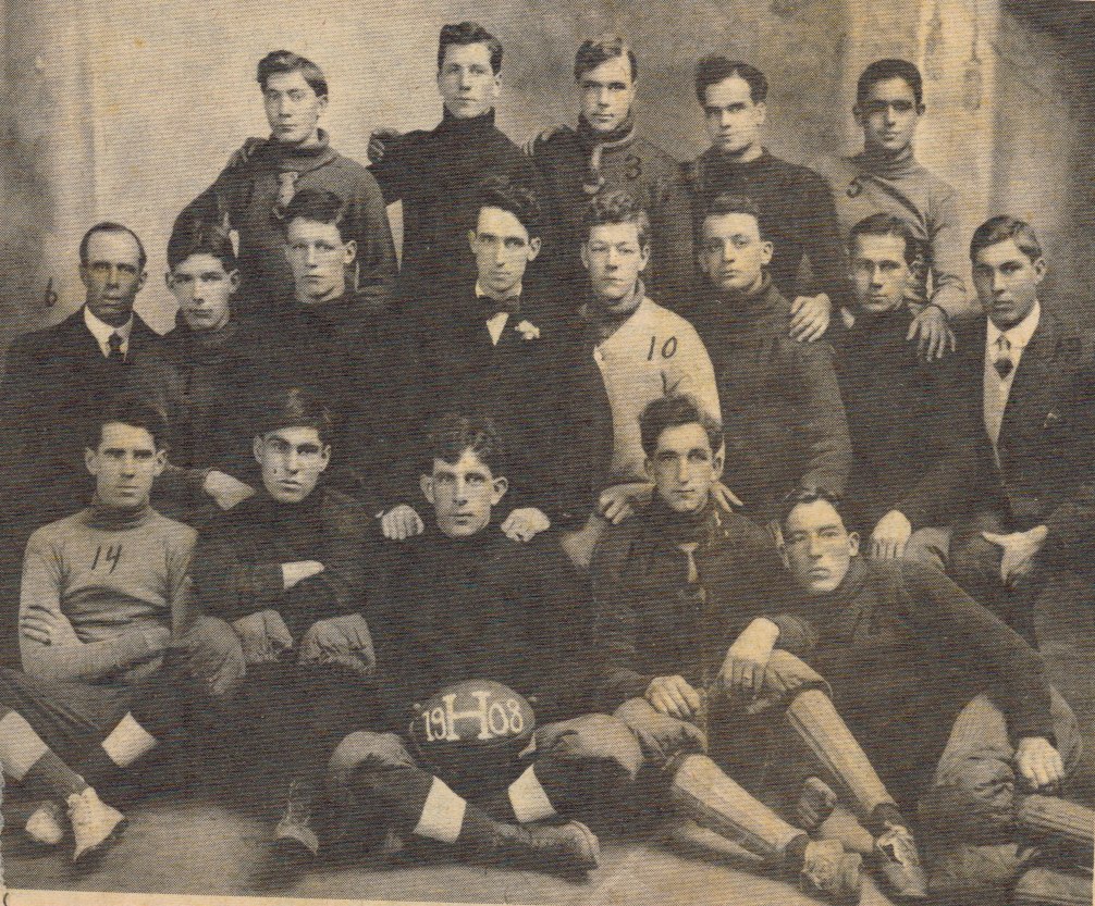 Torrington football team in 1908